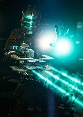 Isaac Clarke in Dead Space