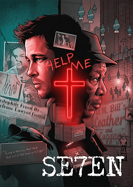 Seven Movie Poster Art