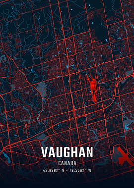 Vaughan City Map