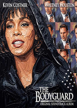 The Bodyguard Original Soundtrack Album Cover Art Poster