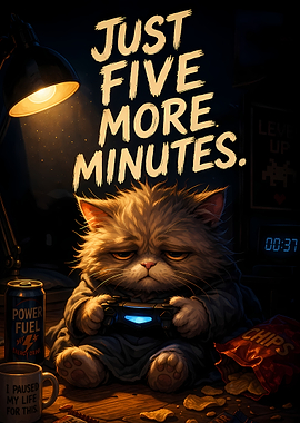 Tired Cat Gamer