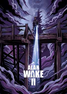 Alan Wake 2 Poster FAn Art