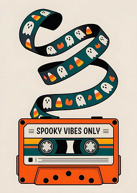 Spooky Vibes Only Cassette Tape