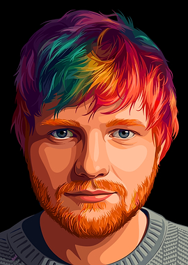 Ed Sheeran Pop Art Portrait