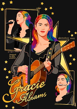 Gracie Abrams Glastonbury 2025 Poster