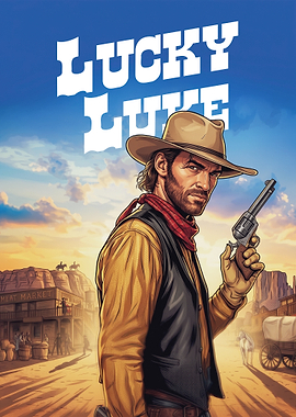 Lucky Luke Western Comic Art