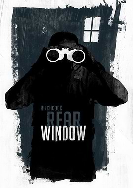 Rear Window Hitchcock Poster