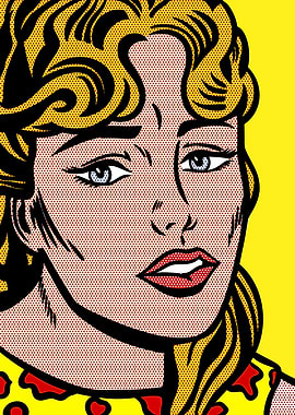 Roy Lichtenstein | Anxious Girl