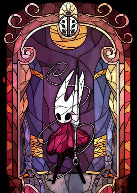 Hornet in Stained Glass Style