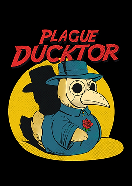 Plague Ducktor with Rose