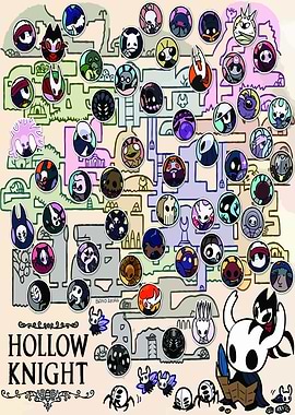 Hollow Knight Characters Map