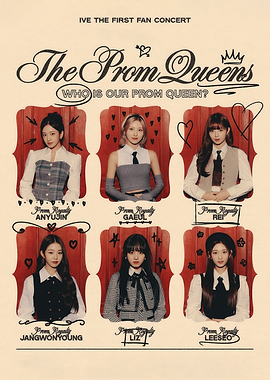 IVE The First Fan Concert Prom Queens Poster