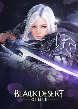 Black Desert Online Character with Sword