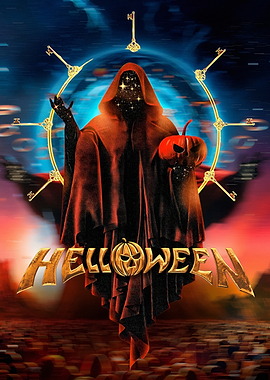 Helloween Grim Reaper with Pumpkin