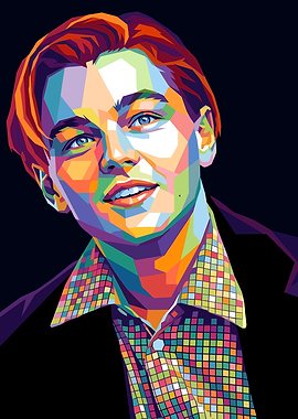 Leonardo DiCaprio Pop Art Portrait