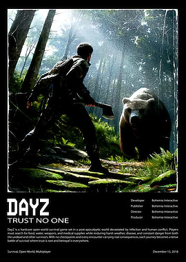 DayZ Trust No One Game Poster