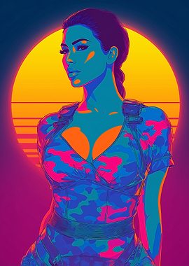 Kim Kardashian Portrait