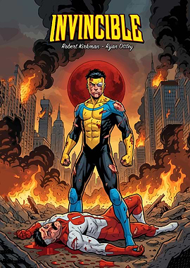 Invincible Standing Over Fallen Opponent