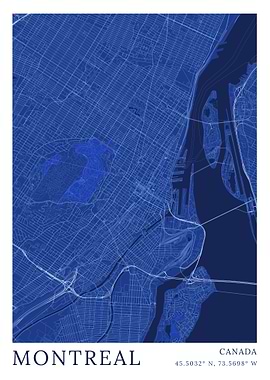 Montreal City Map
