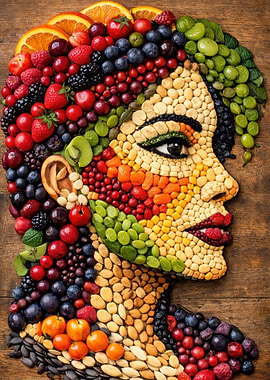 Fruit and Nut Portrait