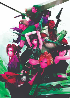 Final Fantasy VII Group Portrait