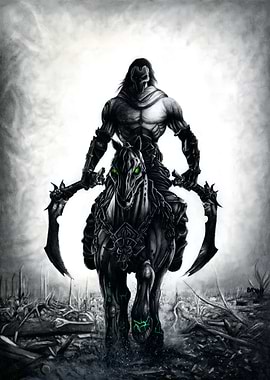 War Horseman with Scythes
