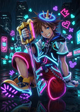 Sora in Neon City