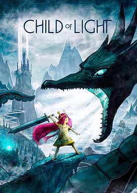Child of Light Dragon Battle