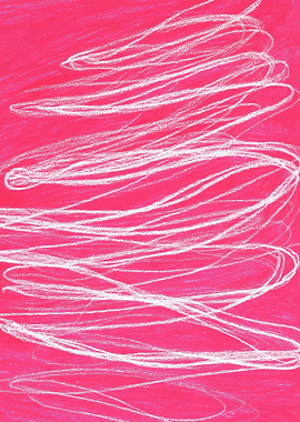 Abstract Pink and White Swirls