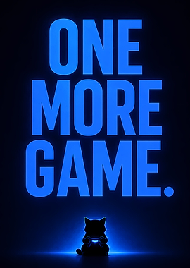 One More Game Cat