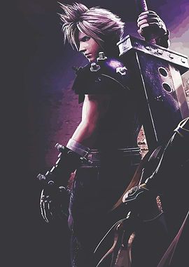 Cloud Strife with Buster Sword