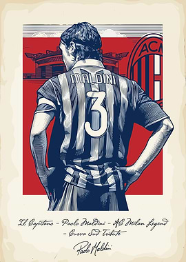 Paolo Maldini AC Milan Legend Tribute