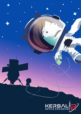 Kerbal Space Program 2 Astronaut Floating