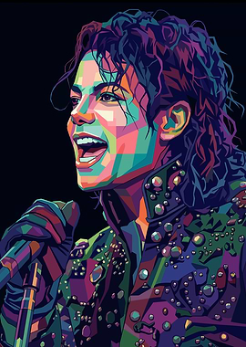 Michael Jackson Pop Art Portrait