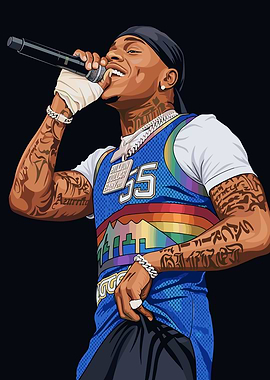 DaBaby Rapper Performing on Stage