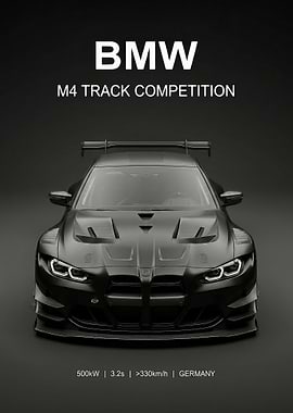 Track Competition BMW M4 Car