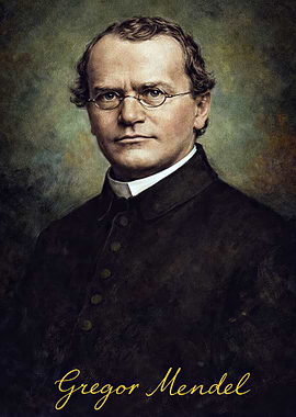 Gregor Mendel Portrait