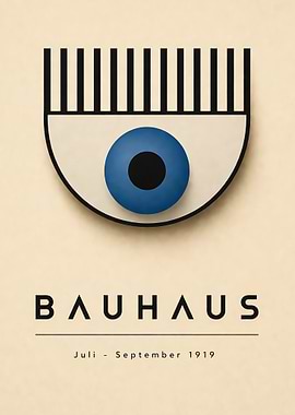 Bauhaus Eye Poster