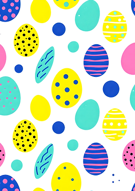 Colorful Easter Egg Pattern