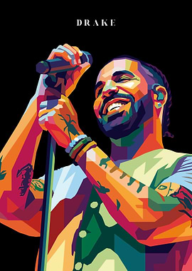 Drake Performing on Stage