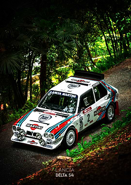 Lancia Delta S4 Rally Car