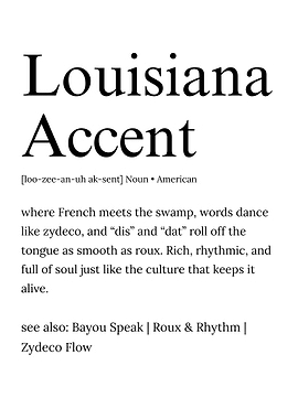 Louisiana Accent Definition