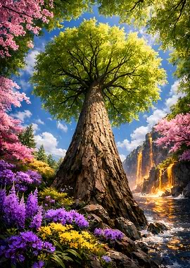 Enchanted Forest Waterfall