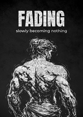 Fading Man Illustration