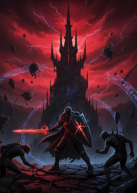 Epic Dark Fantasy Battle