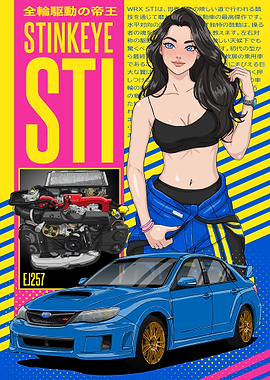 Subaru WRX STI Stink eye