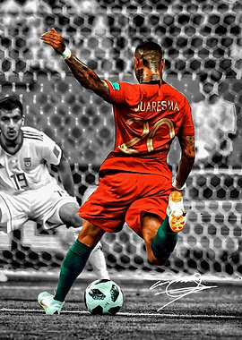 Ricardo Quaresma scores a goal