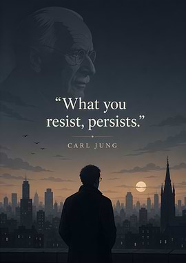 Carl Jung quote about resistance