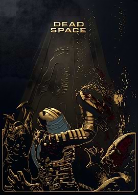 Dead Space Golden Relief Art