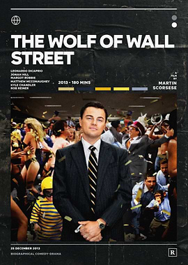 The Wolf of Wall Street Movie Poster